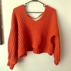 Crop sweater!